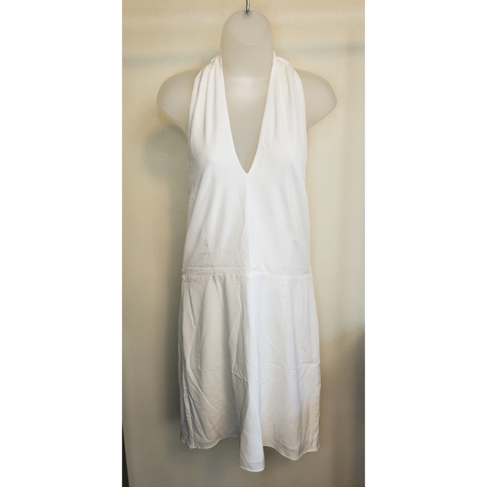 Abercrombie and Fitch Knee Length White Dress Large